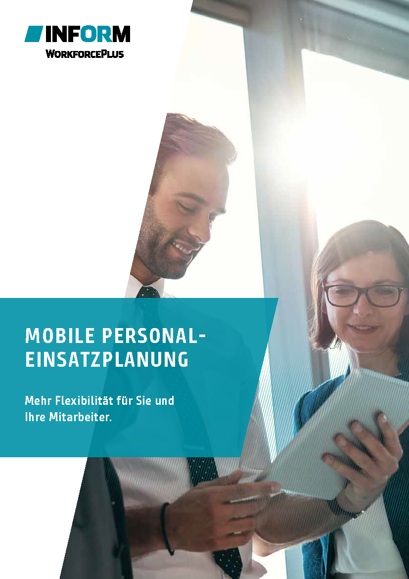 Broschüre WorkforcePlus: Mobile Personaleinsatzplanung